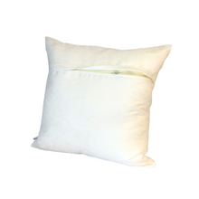 Load image into Gallery viewer, Cushion back in white faux suede with zip closure
