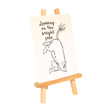 Load image into Gallery viewer, Looking on the bright side Eeyore embroidered art
