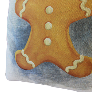 Gingerbread Man Cushion closeup legs